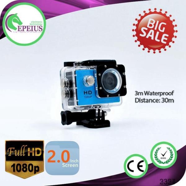 CHEAPEST A9 digital video waterproof camera HD ULTRA 2.0 INCH SCREEN ACTION CAM