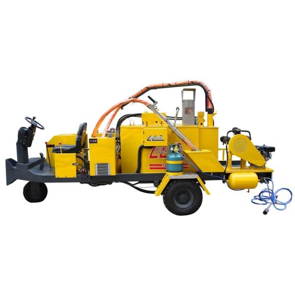 Self Driving 350L Asphalt Road Crack Sealing Machine Pavement Repair Trailer Mounted