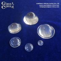 Lentes asféricas planos de vidrio Pyrex de grado óptico para aplicaciones de iluminación LED
