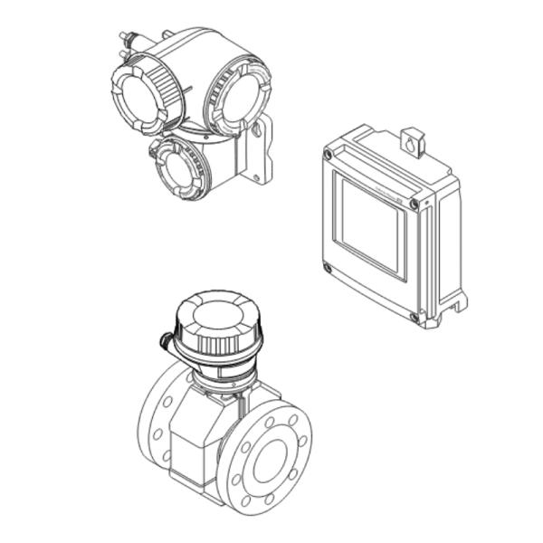 Sensor de flujo de líquido Proline Promag W 500 Contador de agua 5W5B Contador de flujo electromagnético