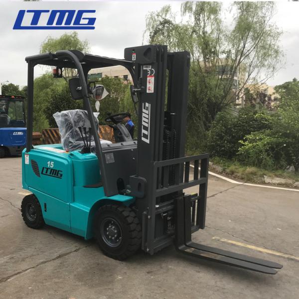 Portable Electric Forklift Truck 1.5 Ton With 48V Battery Work In Refrigeration Storage