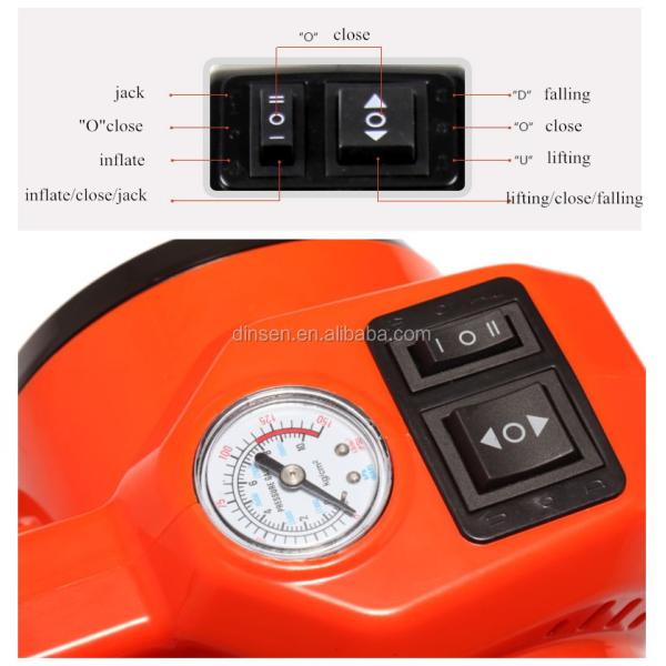 Упаковка многофункционального металла материальная BMC 12v электрического гидравлического Джек