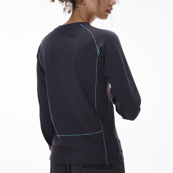 Modal Cotton Blend Long Sleeve Top, Soft Stretch Casual Basic Tee | OEM & ODM Supported, Custom Logo, Fabric & Color Available