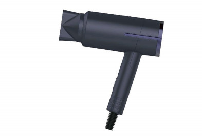 Poignée pliable électrique portative de sèche-cheveux de moteur de C.C avec le commutateur 0-1-2/concentrateur