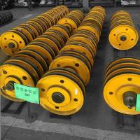 Rodas de aço Crane Parts de Crane Traveling Rail Flange Forged