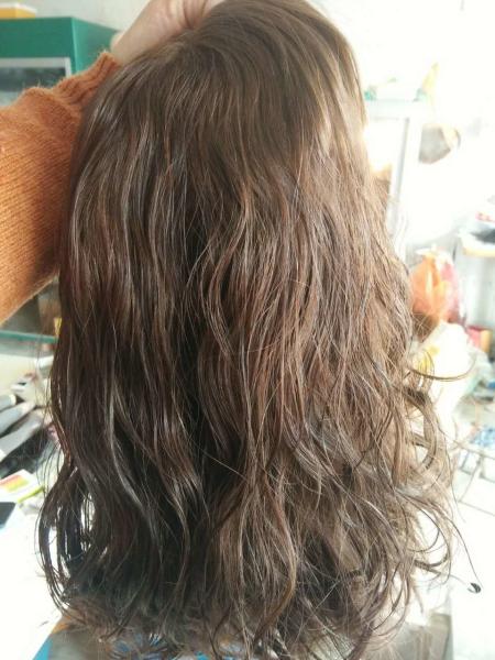 Brazilian Virgin Hair Jewish Wigs #4 Hair Color 16 Inches Body Wave  In Stock