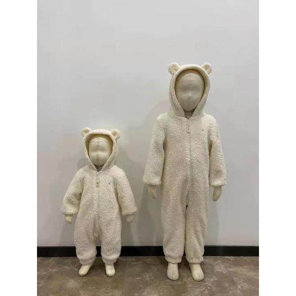 Short Sleeve Ployester Magnetic Buckle Baby Clothes