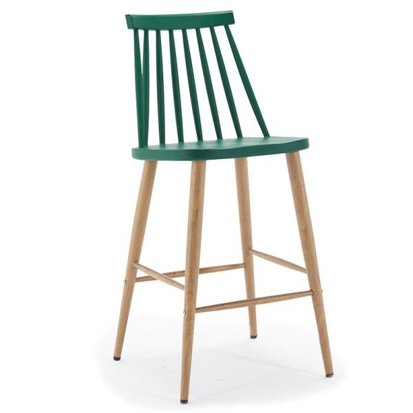 Simple Windsor chair solid wood dining chair family creative leisure chair dining room stool Nordic negotiating chair