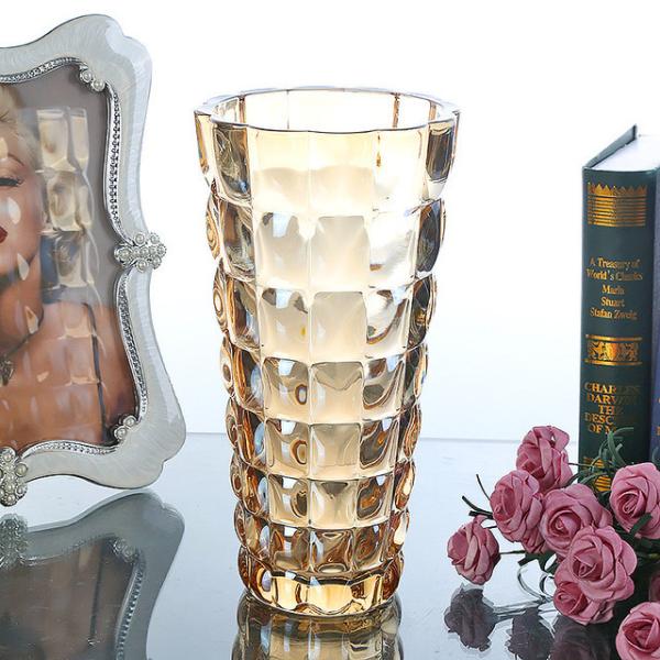 Colorful Crystal Vase Home Decoration Vase  Flower Contatiner