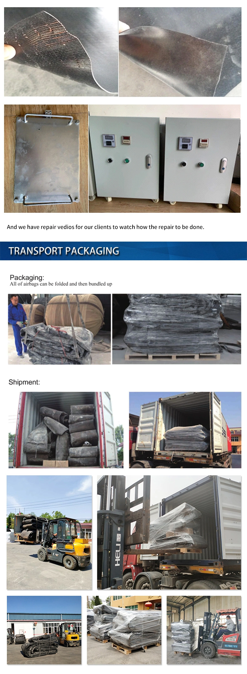 Воздушная подушка плавая понтона морского спасения имущества пневматическая резиновая для подниматься