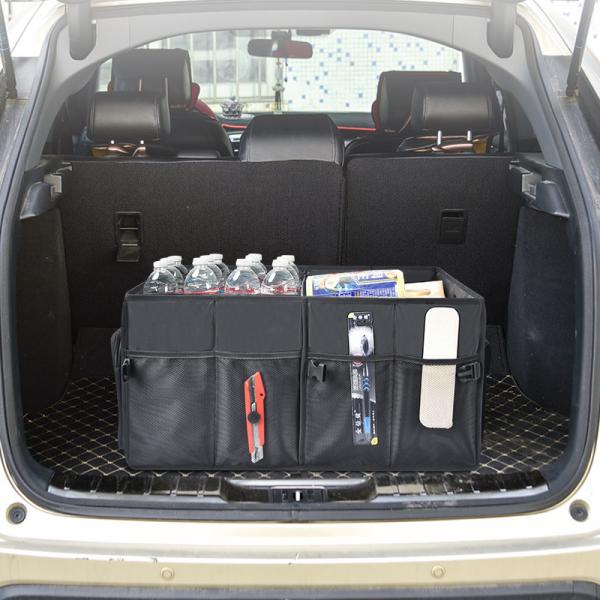 Seat Storage Car Organizer Bags Folding Truck Backseat Handle Strap 62x32x32CM