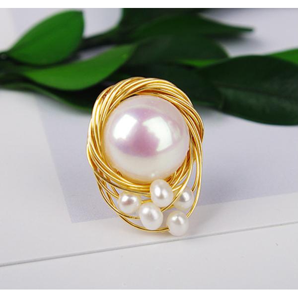Pearl Earring Set Metal Gold Plated Dangle Earrings Heart Butterfly Hoop Earring Geometric Fashion Pearl Earring Jewelry