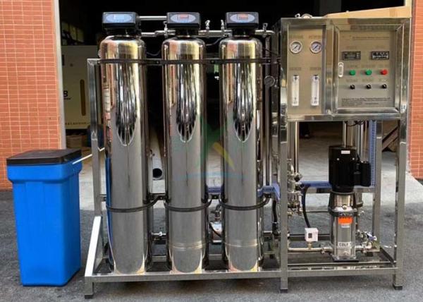 Sistema do emoliente de água do SUS 304, máquina automática do tratamento da água do RO 1000LPH