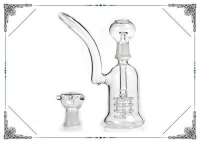 Bubbler Tyre Percolator Bubbler Pipe , Borosilicate Glass Hand Blown Bongs