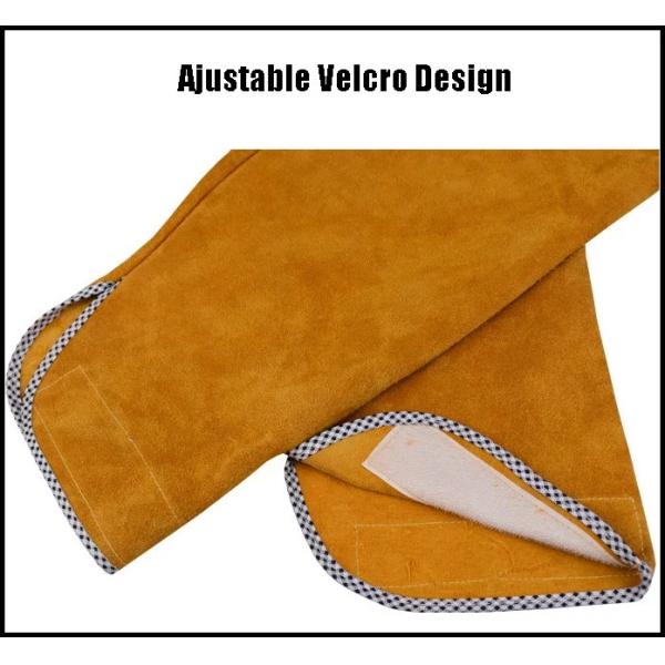 Durable Cow Leather Welding Clothes Long Coat Apron Protection Clothes PPE Safety Wear