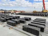 Muelle flotante negro espuma de EPS dentro de cubos de plástico LLDPE flotantes de pontón