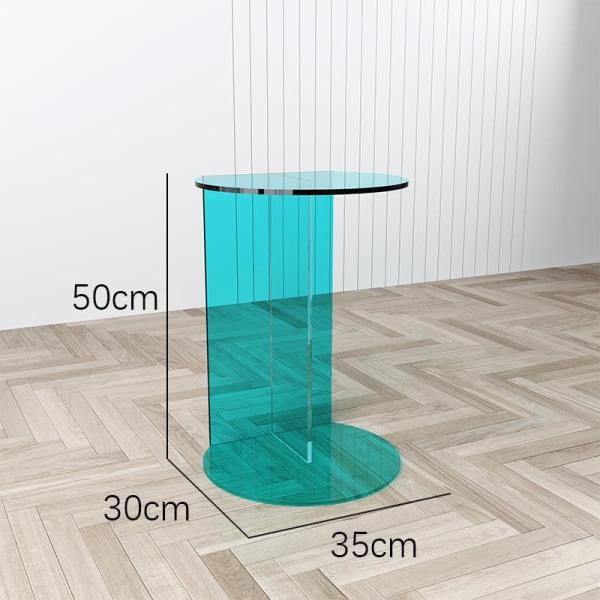 Minimalist  Custom Color Acrylic Coffee Table Side Table Tea Table for Indoors and Outdoors