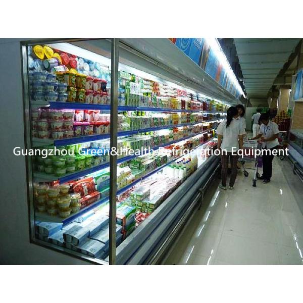 Охладитель 5 R134a/R22 Multideck открытый утомлял Pansonic с изогнутой дверью Lass