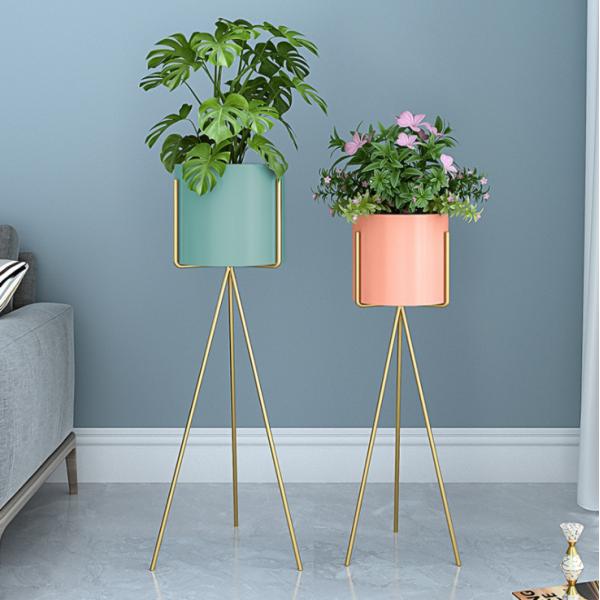 Nordic Round 30cm Diameter Metal Flower Stand