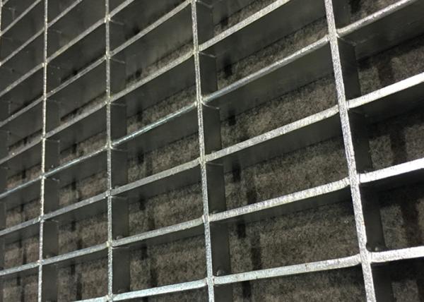Pressure Lock Galvanized  Industrial Steel Grating For Catwalks / Platform