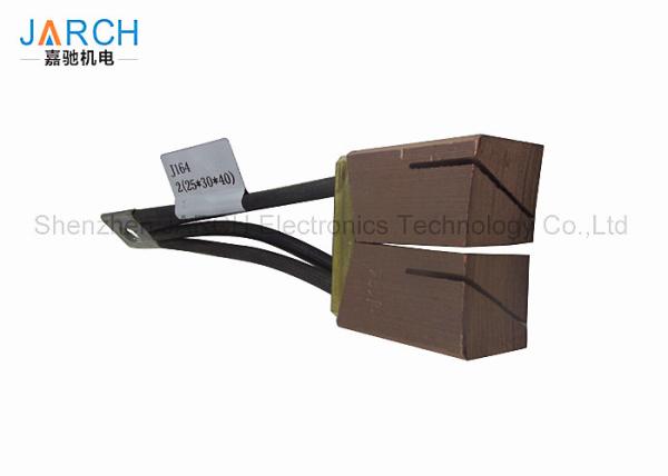 J164 Replacement Slip Ring Carbon Brush 25mm x 30mm x 40mm For DC Motor