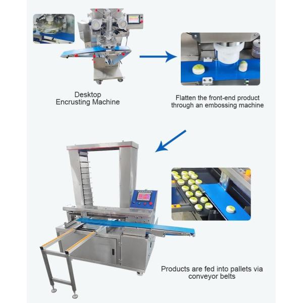 Baked Food Protein Bar Tray Electric Sweetball Form And Arrange Machine On Bakery