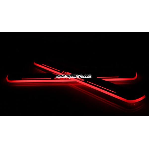 Luxgen U6 Turbo logo door light kit auto light sill door pedal for car