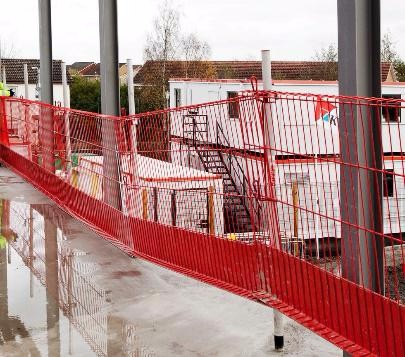 Edge Fence Supplier Strong Outdoor Border Fence Construction Edge Protection Fence for Highway Works