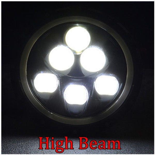 4000lm Jeep / Truck / Car LED Fog Lights 7 Inch 12v / 24v 60w IP68