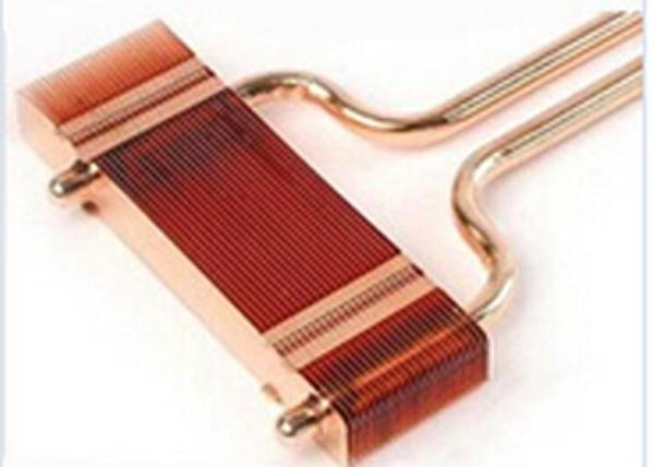 Metal de cobre soldado aleta dos dissipadores de calor da tubulação que carimba o tubo do bronze do encaixe de tubulação das peças