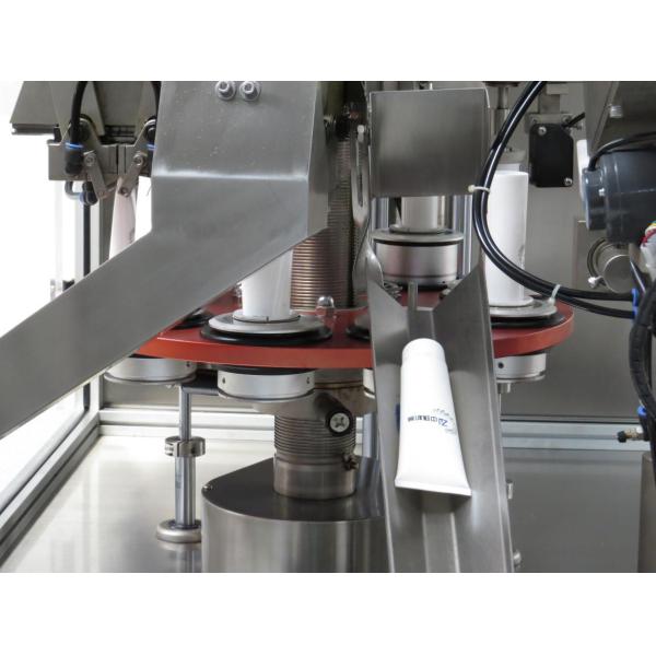 Lotion Cream Toothpaste Soft Tube Filling Sealing Machine with Automatic Tube Feeder
