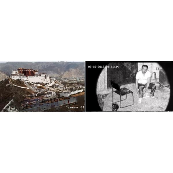 Cámara infrarroja de la gama larga de la seguridad con el iluminador de 808nm IR para City Safety