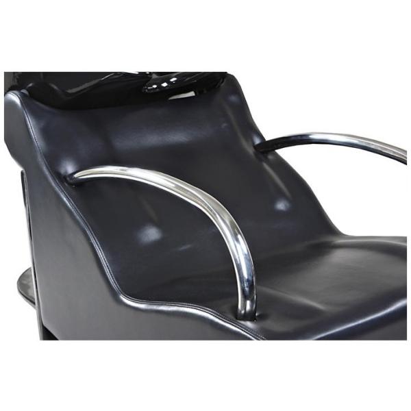 Commercial Salon Backwash Unit Pu Leather , Hydraulic Shampoo Sink And Chair