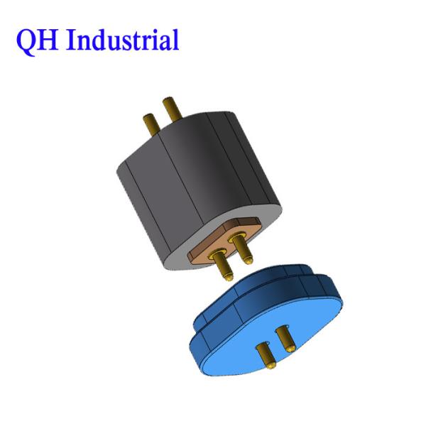 2Pin Steel Amphenol Vertical Type Pogo Pin Flat Pogo Pin 4Pin Pogo Pin Magnetic Connectors