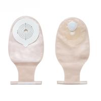 Saco de colostomia de hidrocolóide mole pediátrico descartável com certificação CE ISO