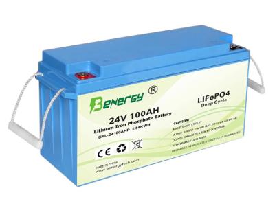 Fast Charge Lithium Battery 24V 100Ah With Bluetooth For Scrubbing Machine , Electric Boat , Golf Cart