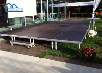 Outdoor Aluminium Party Tent Accessories , Portable Event Stage For Wedding Concert