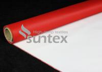 Tela industrial ignífuga de la fibra de vidrio del material de la cinta del paño de los productos de la fibra de vidrio de la PU de la prenda impermeable