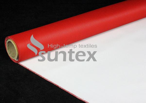 Tecido/tecido de fibra de vidro revestido com material PU para proteção de soldagem Tecido retardador de chamas para capas de proteção térmica