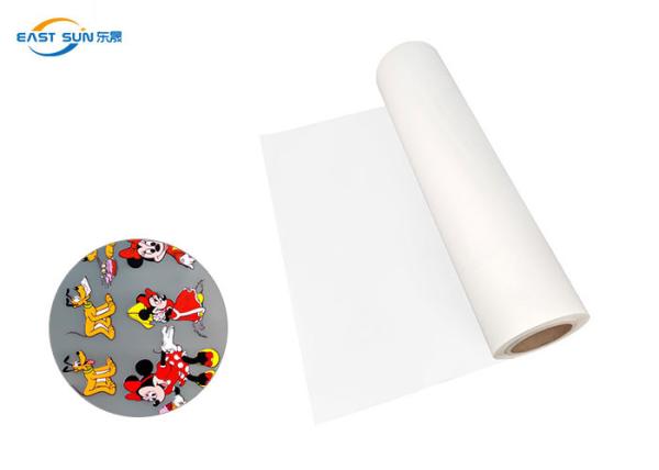 Hot Tear 60cm Width DTF Film Roll PET Single Sided Heat Transfer Printing Film