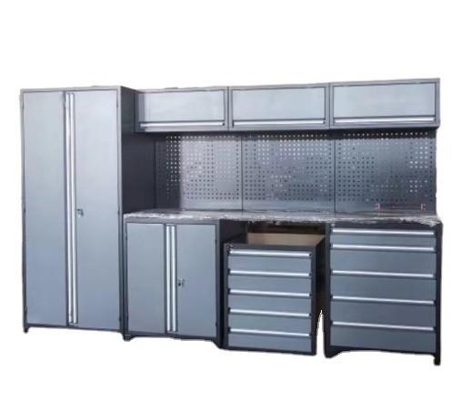 Workshop Garage Tool Box Set with Tool Cabinet and Workbench