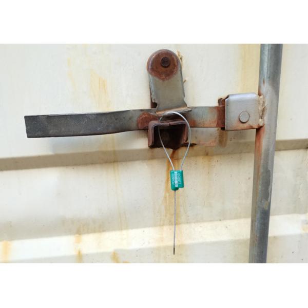 Tamper Proof Pull Tight Zinc Alloy Container Door Lock Cable Seal with 2.74 KN Tensile Strength