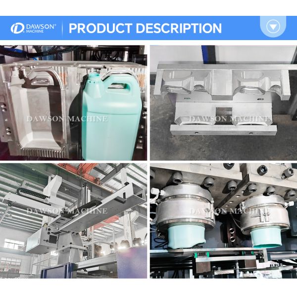 Automatic DSB90II Double Station Blow Molding Machine with Triple Screw for 5L Containers