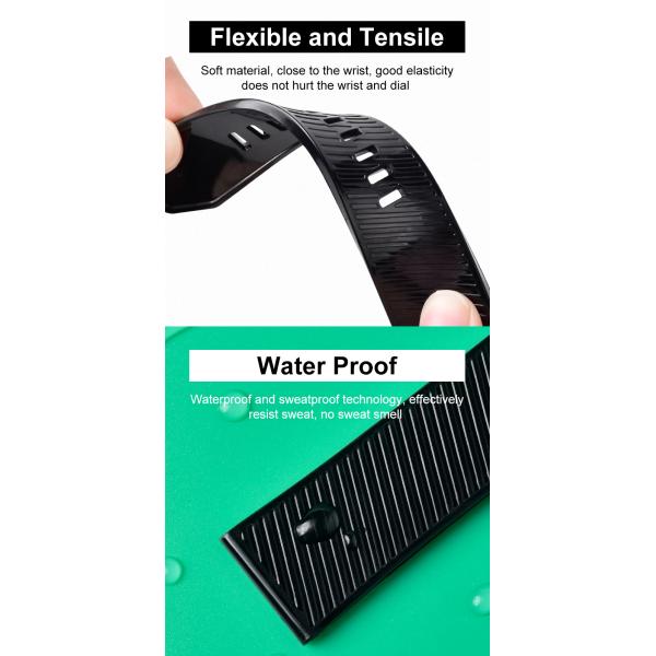 Ремешок для часов TPU Яблока, ремешки для часов замены силикона спорта