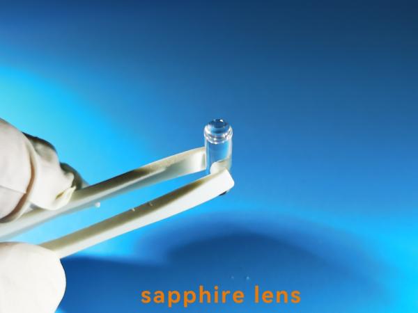 All Surface Polished Sapphire Optical Windows Crylinder Rod Lens With Plunger Stick