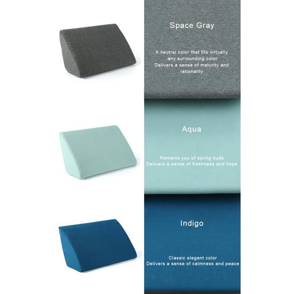 Leg Back Support Foam Wedge Pillow Acid Reflux Relief Sleep Positioner