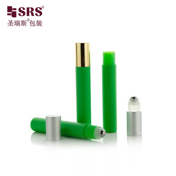 RPA 15ML Injection Custom Color PP Roller Ball Bottle For Eye Serum Gel