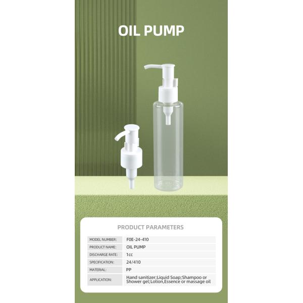 Smooth Closure 24/410 Press Plasitc Lotion Pump With Screw Cap