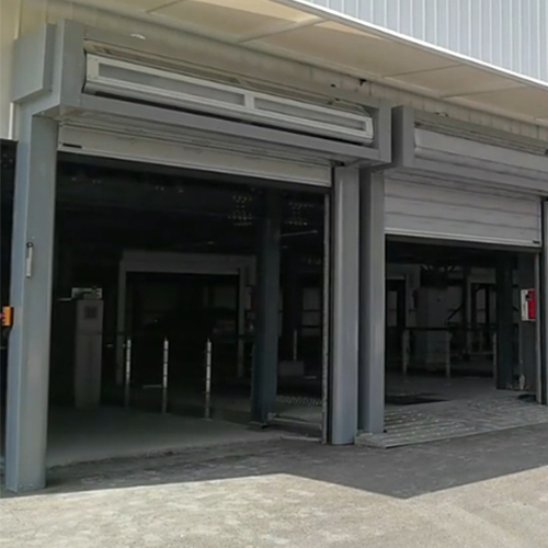 Heavy Duty Insulated High Speed Door Aluminum Alloy Rapid Garage Door For Logistics Center Aisle