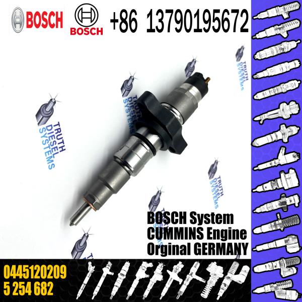 Injetor diesel de alta qualidade 0445120252 0445120254 para BOSCH, injetor comum de alta pressão 0445120209 do trilho